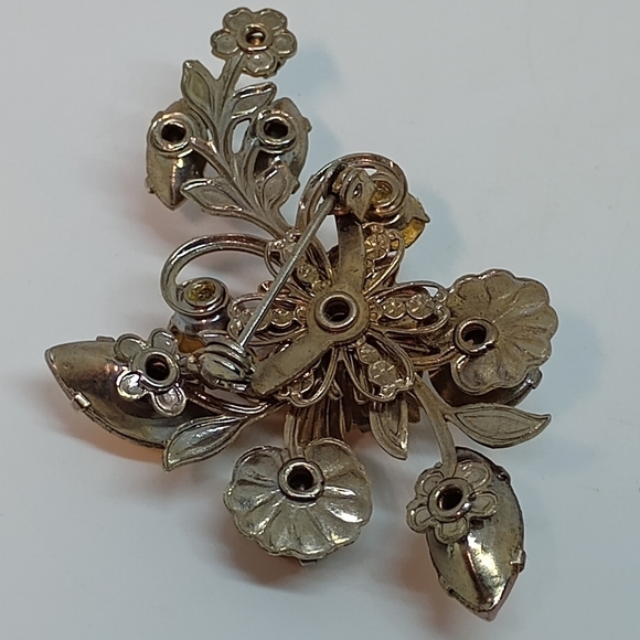 * vintage Parfait Moonglow Juliana? unsigned pin brooch - Picture 4 of 5